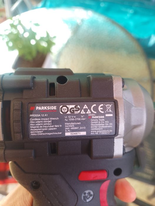 Гайковерт Parkside 12v