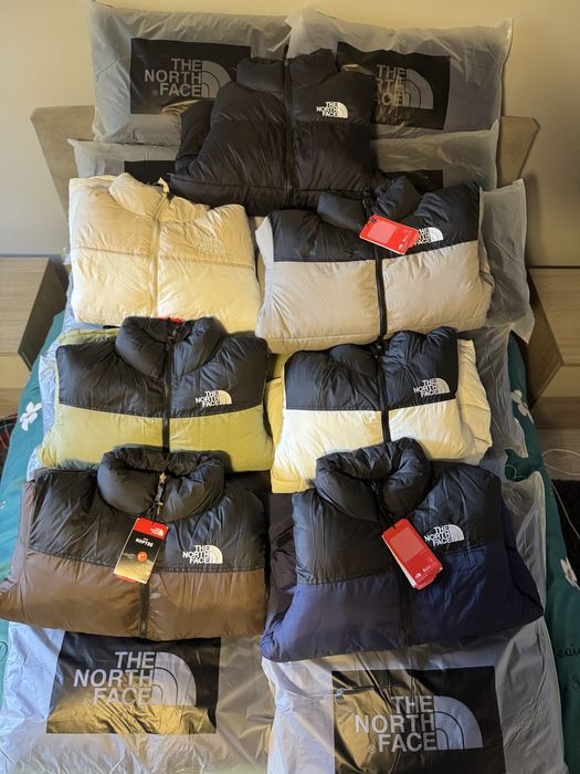 The north face puffer.    S,M,L,XL
