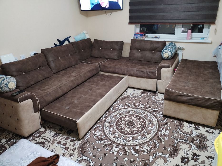 Диван уголок раскладной с сундуком