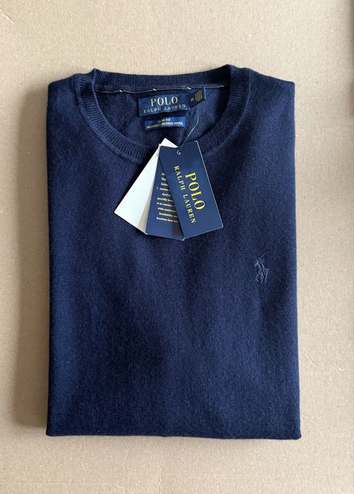 100% мерино вълна POLO RALPH LAUREN Merino Wool ОРИГИНАЛ мъжки пуловер