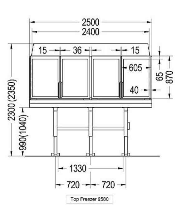 Фризер надстройка за AHT собствен агрегат 2017г.