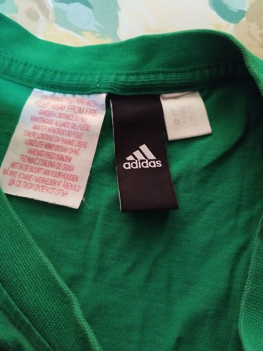 Tricou verde adidas