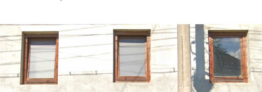 Tâmplărie din lemn stratificat, cu geam termopan