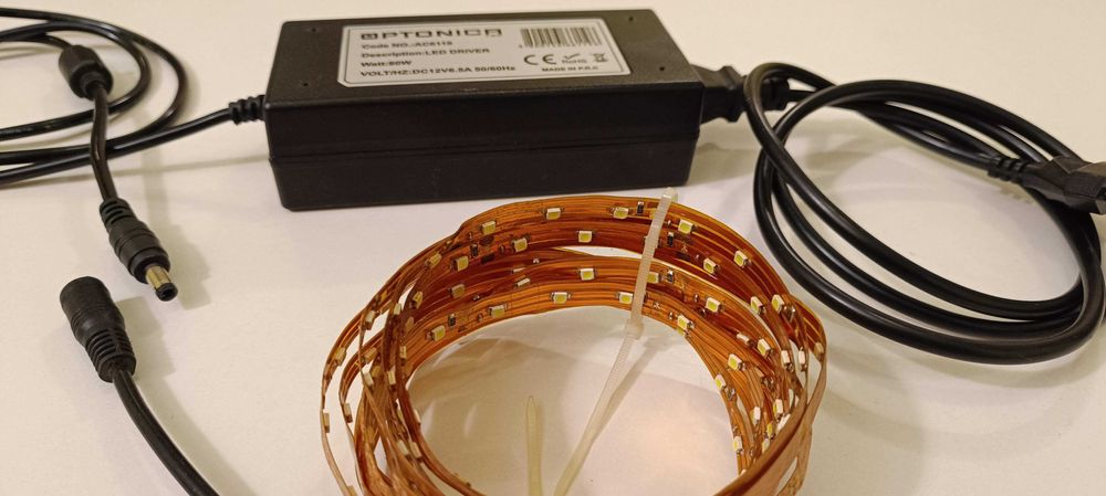 Лед лента 3m и адаптер 80W