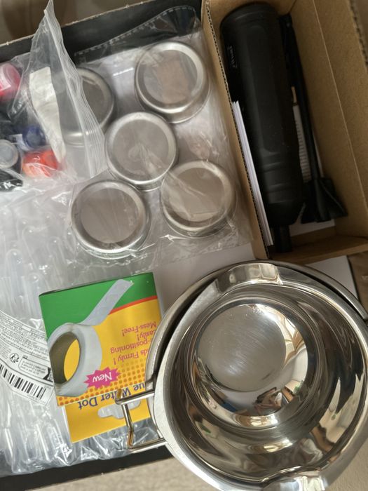 Set pentru lumânări din ceară de soia