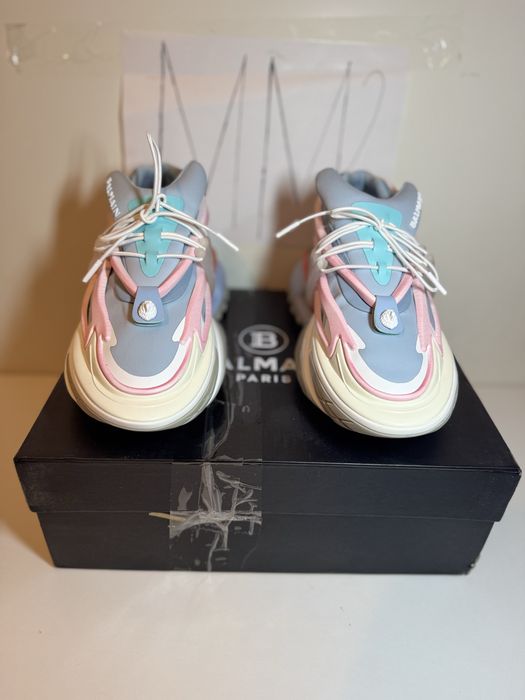 Adidasi/Sneakers Balmain Unicorn rainbkw edition