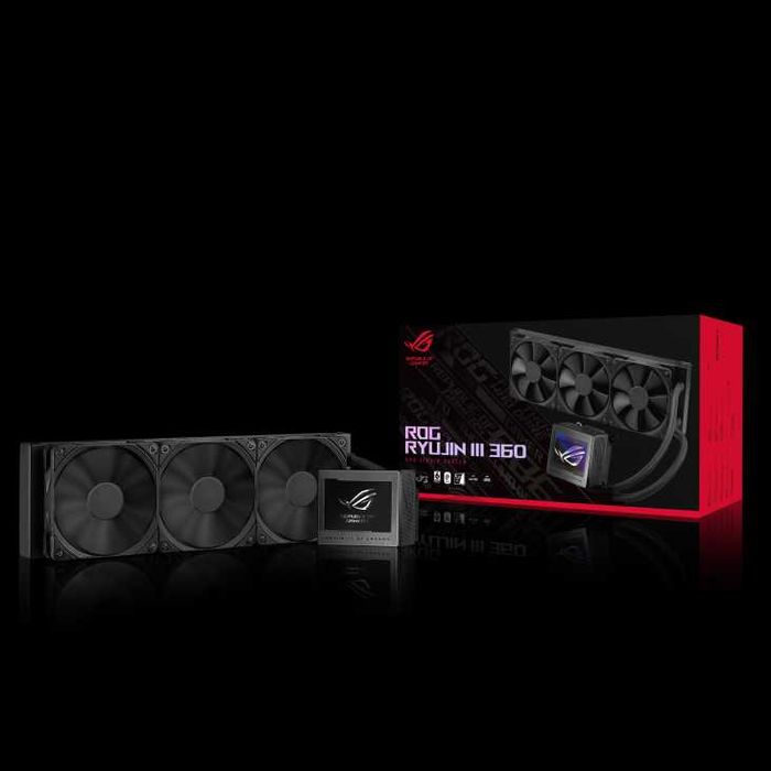 Cистема водяного охлаждения ASUS ROG RYUJIN III 360 BLACK NOCTUA FANS.
