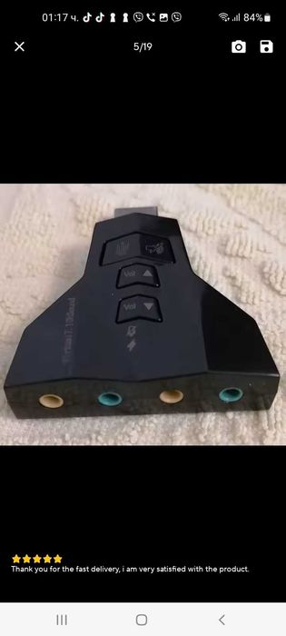 USB звуков адаптер