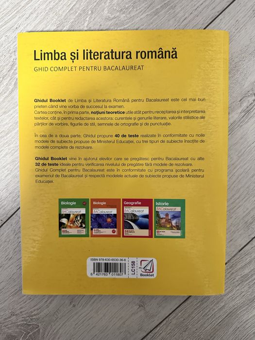 Carte pentru pregatire la bacalaureat