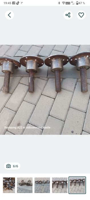 Butuci remorca dupa tractor ,trasa de cai.