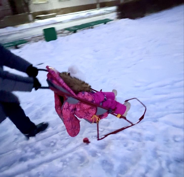 Продам санки коляску