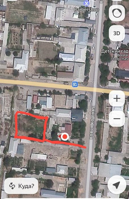 Uchastka sotiladi 9 sotix  ( Toshkent mahalla )   Продается участок.