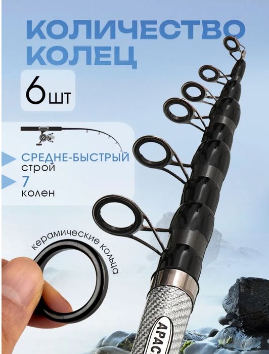 Удочка "APACHE NAVIGATOR" 300 и 3.90-метр, Тест:80-160