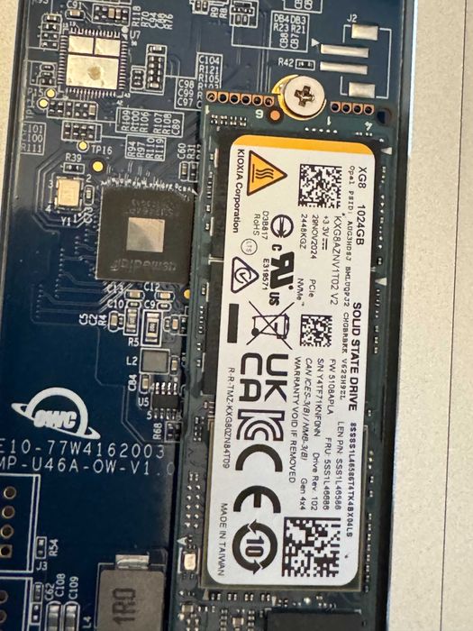 OWC Express 1M2 Thunderbolt4 dock + SSD1 TB Kioxia