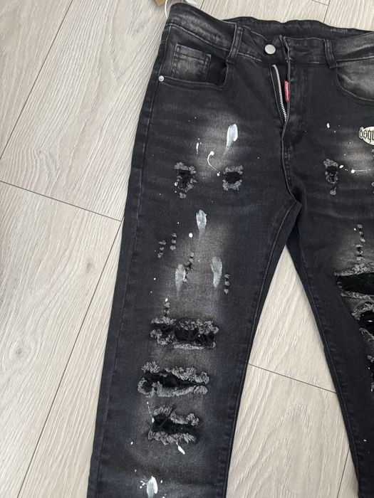 Blugi  negri dsquared