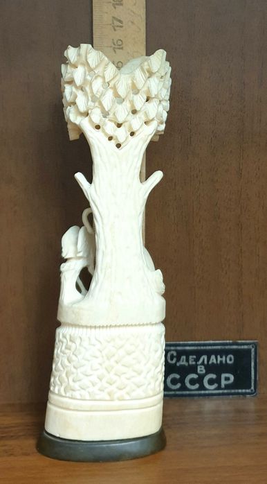 Карандашница резьба по кости