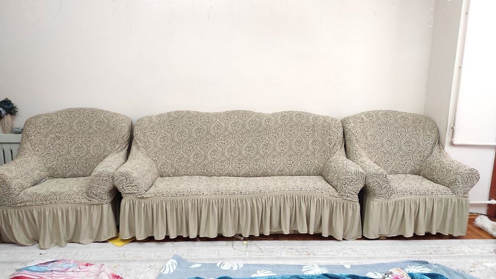 Чехлы для дивана, кресел и стульев Простынь на резинке