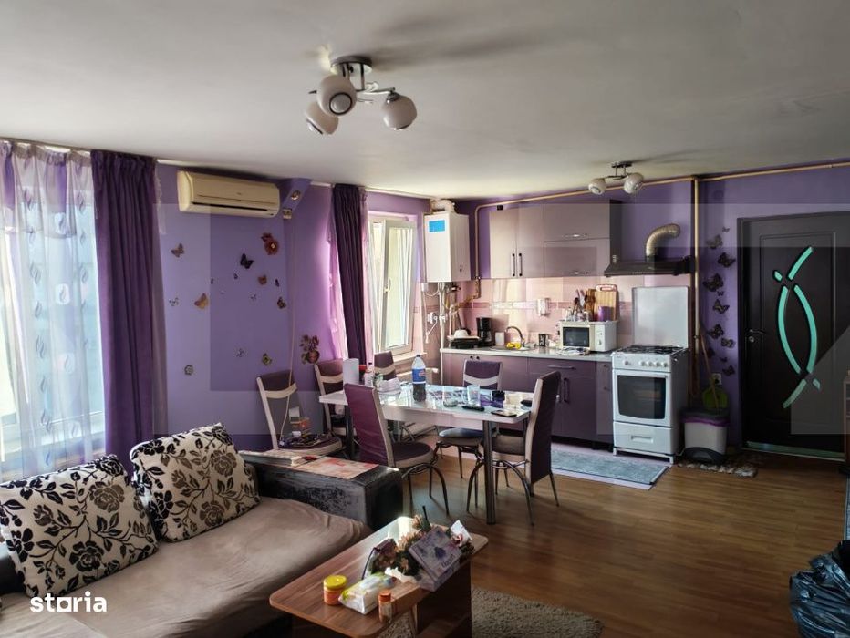 Apartament 3 camere, 58 mp, Aleea Muncii – centrala proprie