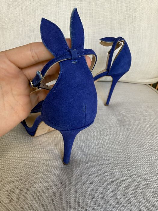 Sandale piele, toc 9 cm - Mourtzi