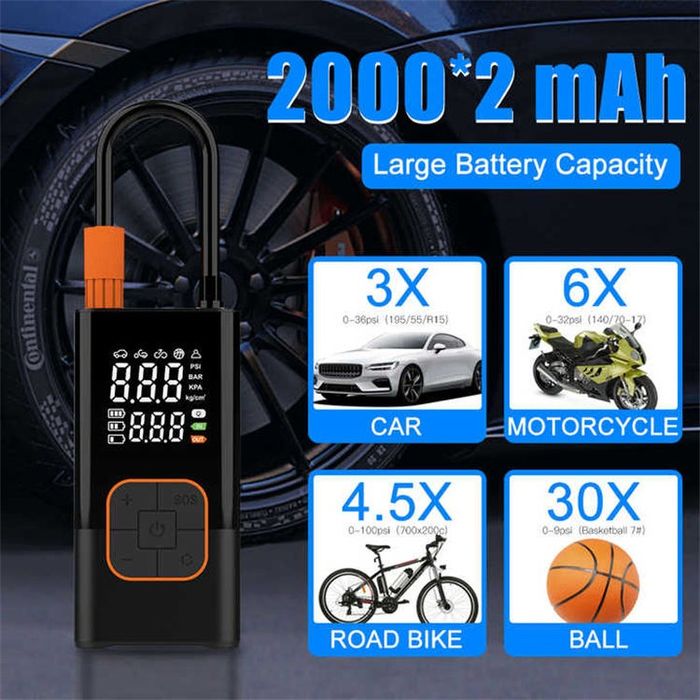 Без проводной насос компрессор для шин