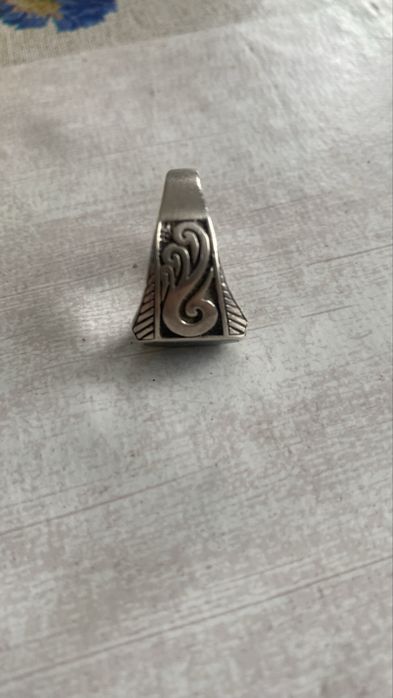 Сақина қолға тағатын таза күміс