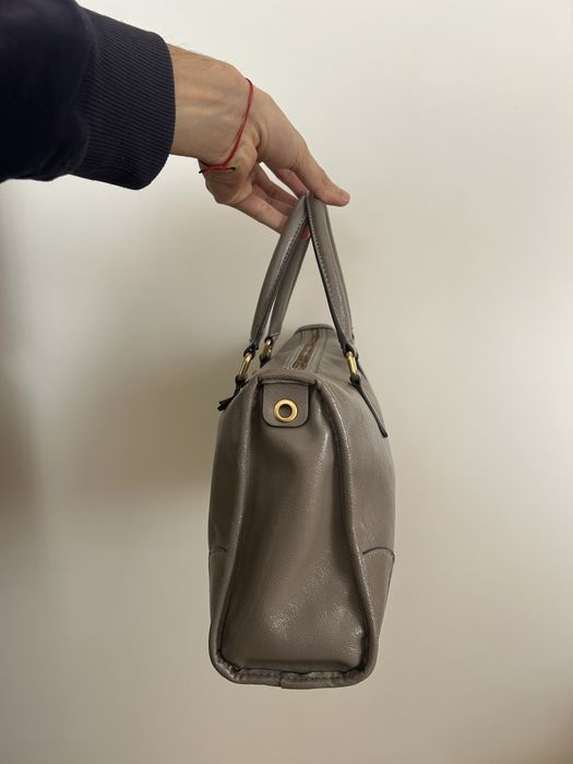 Дамска чанта за през рамо, боулинг стил