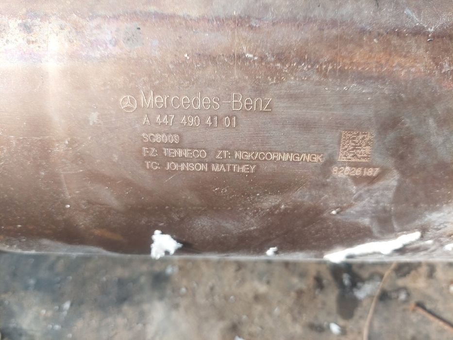 Заместител катализатор с дпф филтър Мерцедес