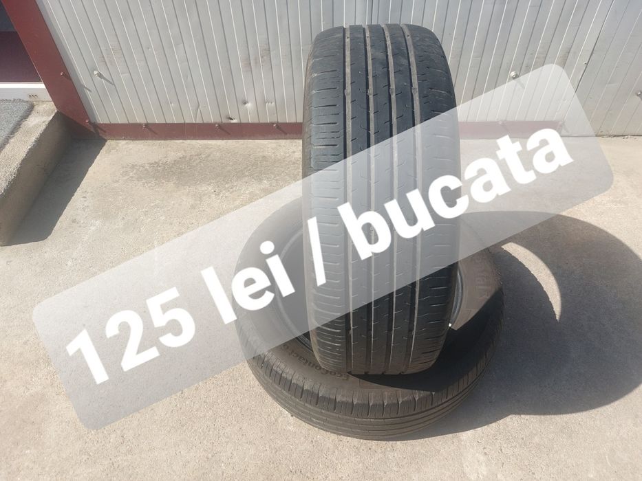 125 lei bucata! Doua anvelope de vara 205 55 r16 Continental Ecocontact 6