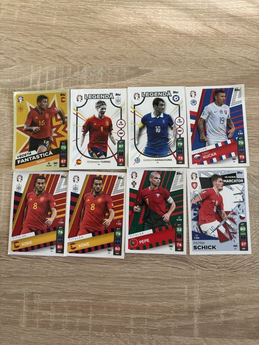 Cartonase fotbal Lidl euro