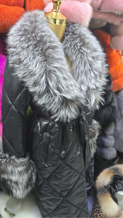 Geaca cu blana naturala