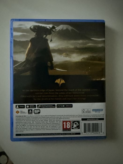 Продам диск на ps5 ghost of yotei