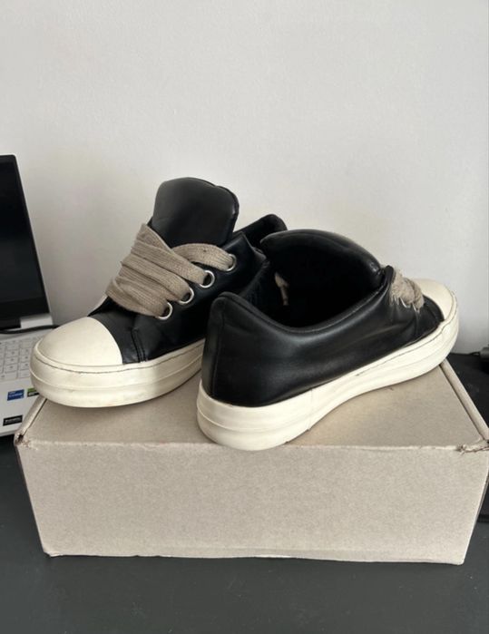rick owens jumbo lace low