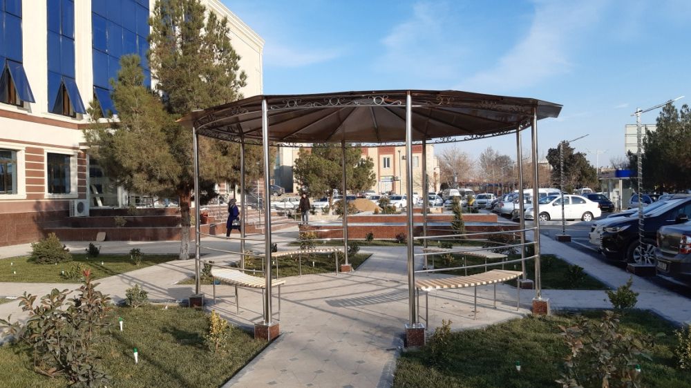 Перила столы беседки фонтаны