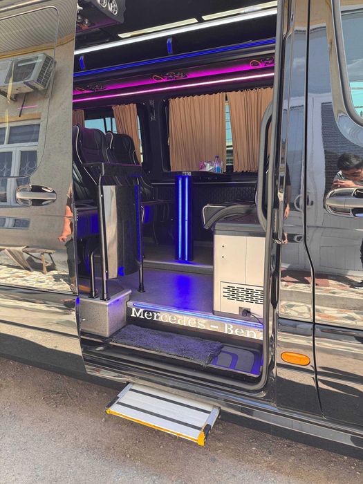 VIP Черный Mercedes Sprinter | Бизнес трансфер | Встреча | Провод |