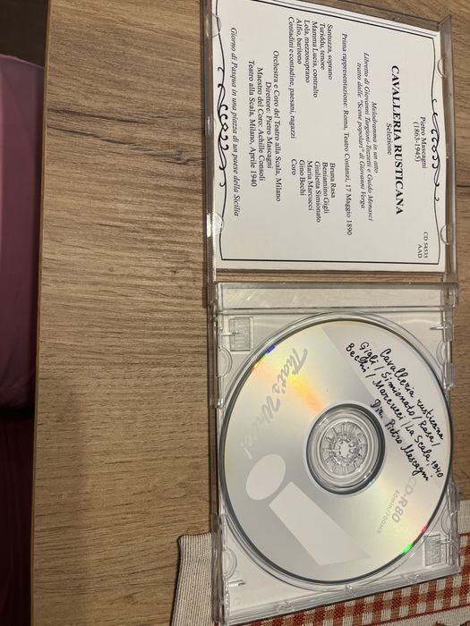 CD Cavalleria Rusticana – копие, опера