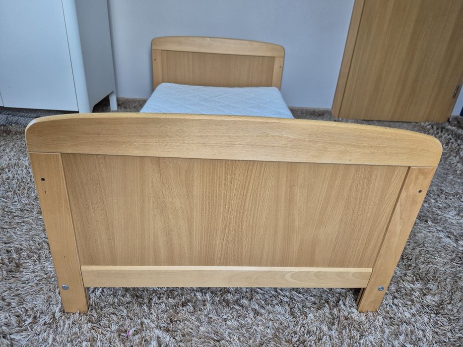 Детско/Бебешко легло Ponolino Björn (Масивно дърво) + Матрак