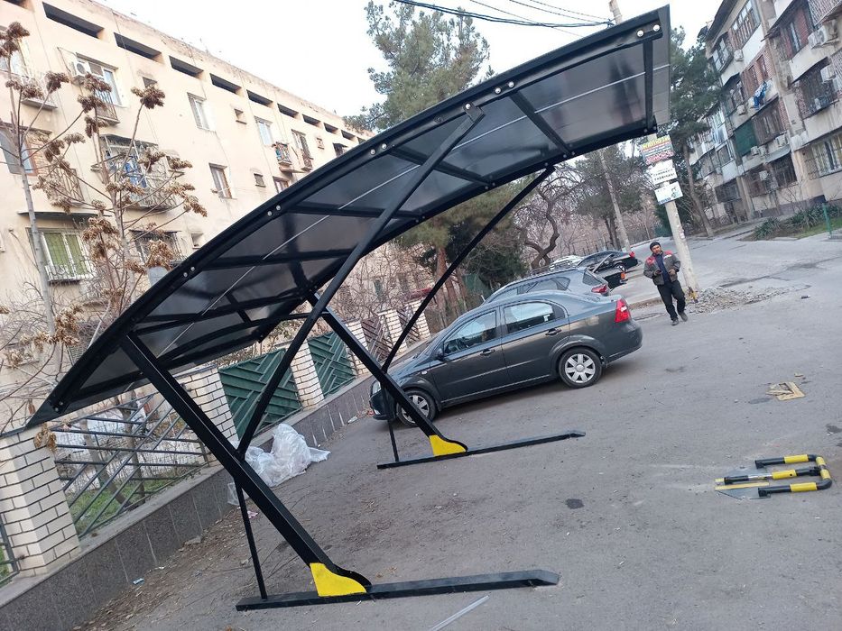 Avto naves (авто_навес)- ясаймиз урнатамиз