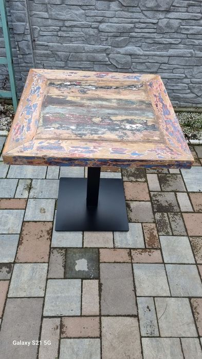 Masă Stejar Cafenea Shabby-chic