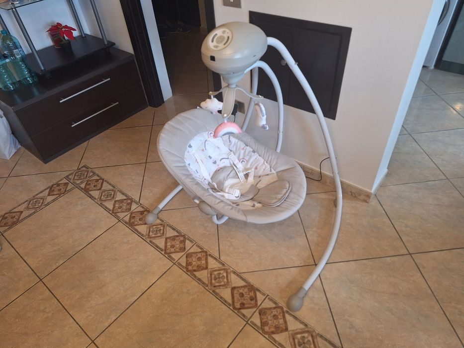 Leagăn electric bebeluși, balansoar bebe