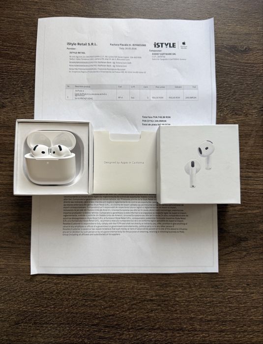 Airpods 4 cu modul anc