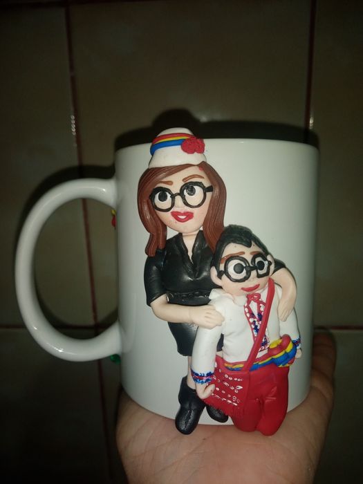 Căni personalizate din Fimo