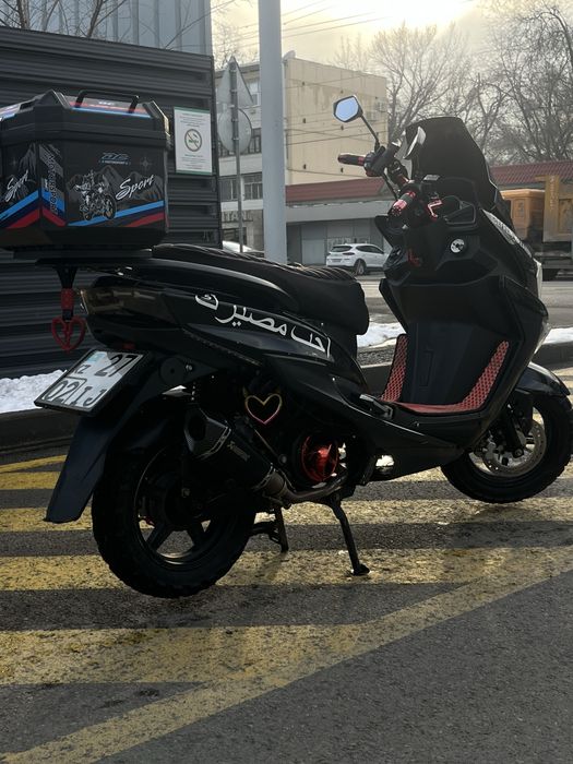 Мопед скутер Maxi LiYa макси лия