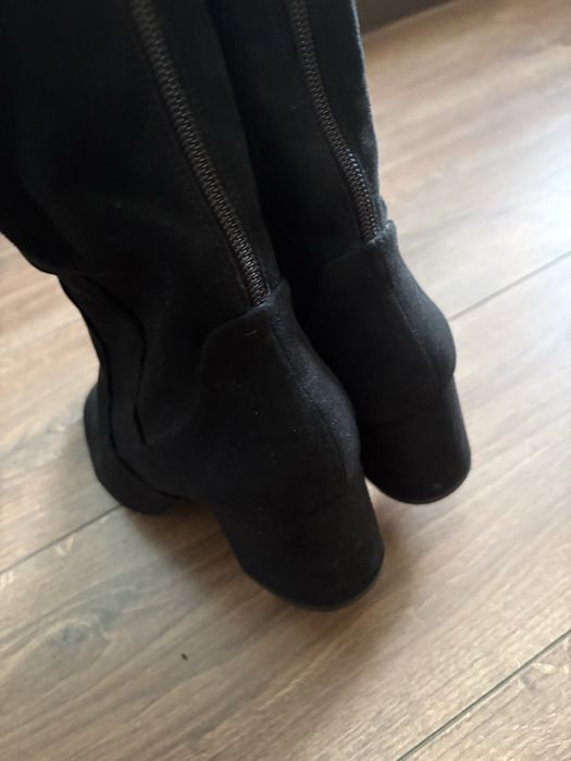 Gerry Weber ботуши от естествен велур/кожа