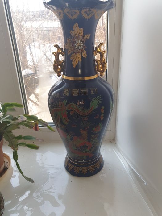 Ваза      кобальт