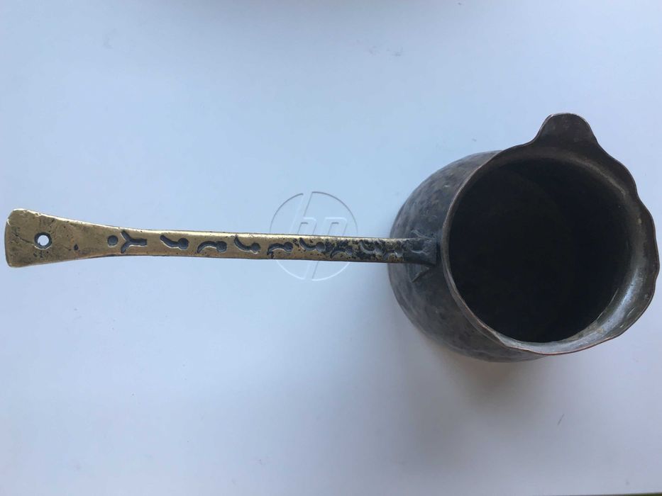 Старо медно калайдисано джезве