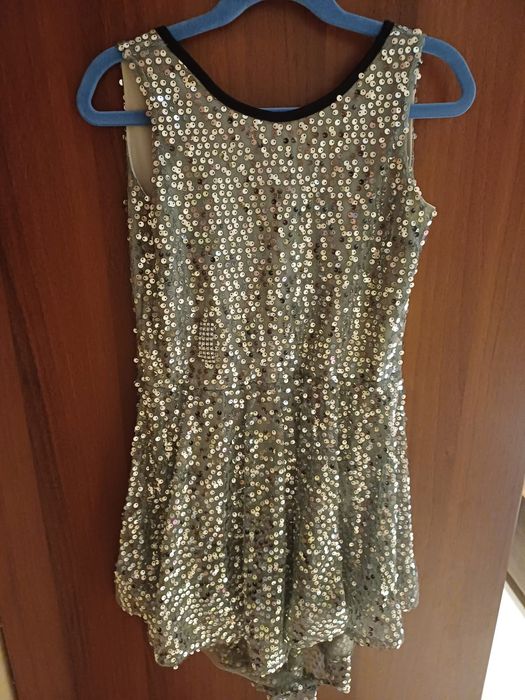 Rochie latino dans sportiv argintie