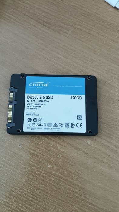 SSD 120gb crucial