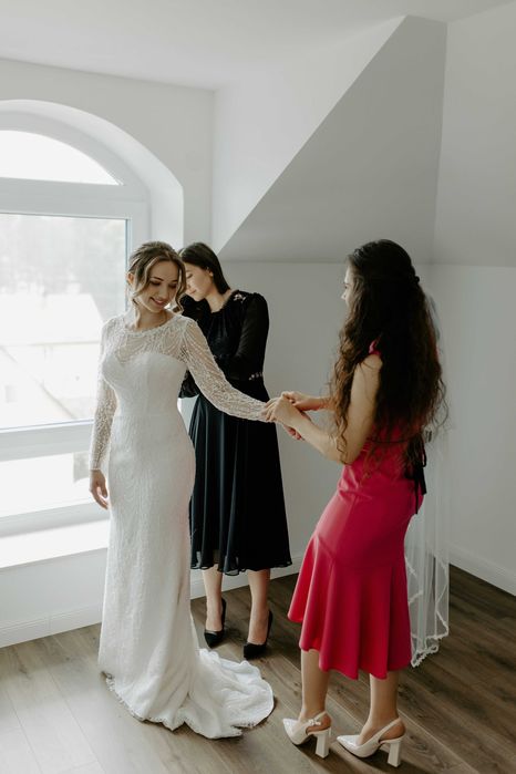 Rochie de mireasa, tip sirena!