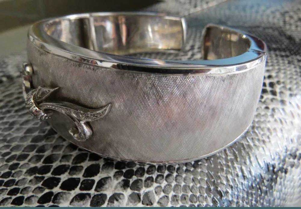 Superba Bratara Aur Alb 18K, 8 Diamante