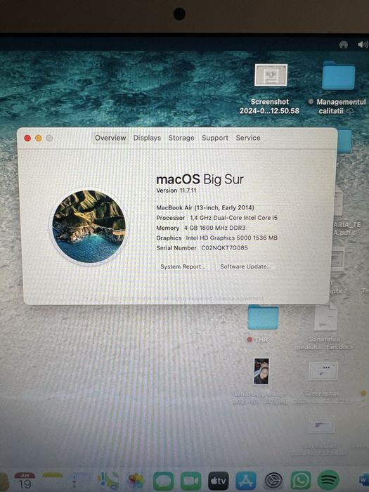 MacBook Air 13” Early 2014
